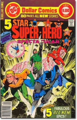 Yes folks, four stars! And Ray Palmer. (Five-Star Super-Hero Spectacular #1)
