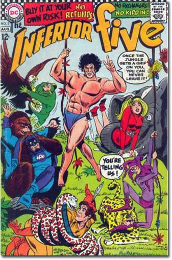 Hey, it's Guitarzan! (Inferior Five #3)