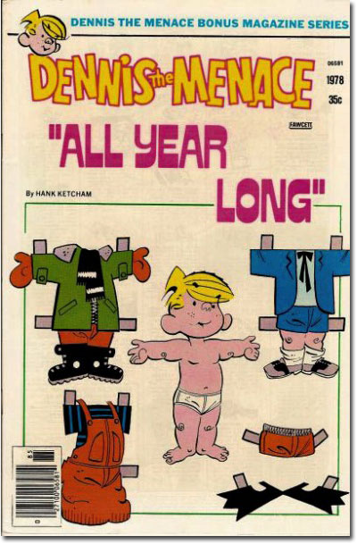 Everybody sing...'Always look on the bright side of life...' (Dennis the Menace Bonus Magazine Series #172)