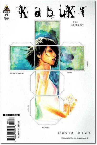 'I'm livin' in a box, I'm livin' in a cardboard box...' (Kabuki: The Alchemy #5)